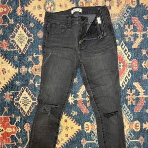 Madewell Charcoal High-Rise Jeans